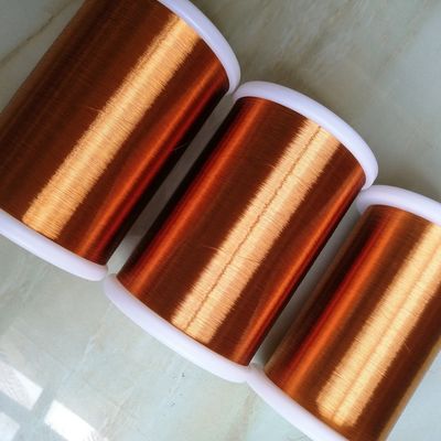 Self Bonding Polyesterimide Enameled Round Copper Clad Aluminum Wires 0.08mm